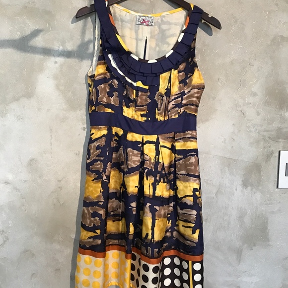 Anthropologie Baraschi Isla Dorada Silk Dr… - Picture 3 of 7